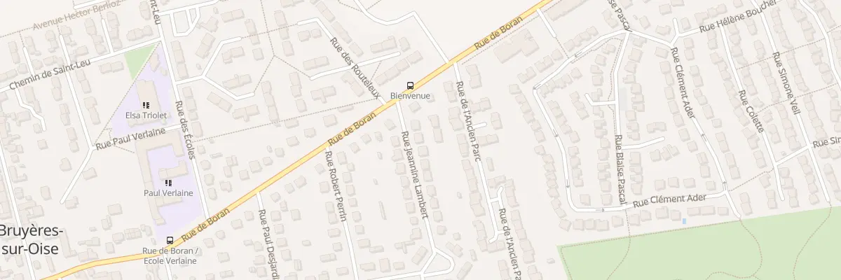 Plan du 3 Rue Jeannine Lambert à Bruyères-sur-Oise