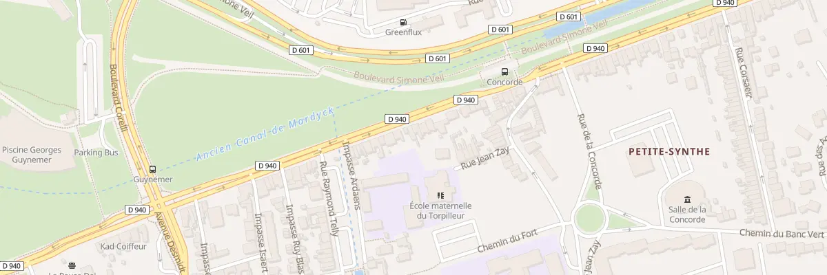 Plan du 2655 Av de Petite-Synthe à Dunkerque