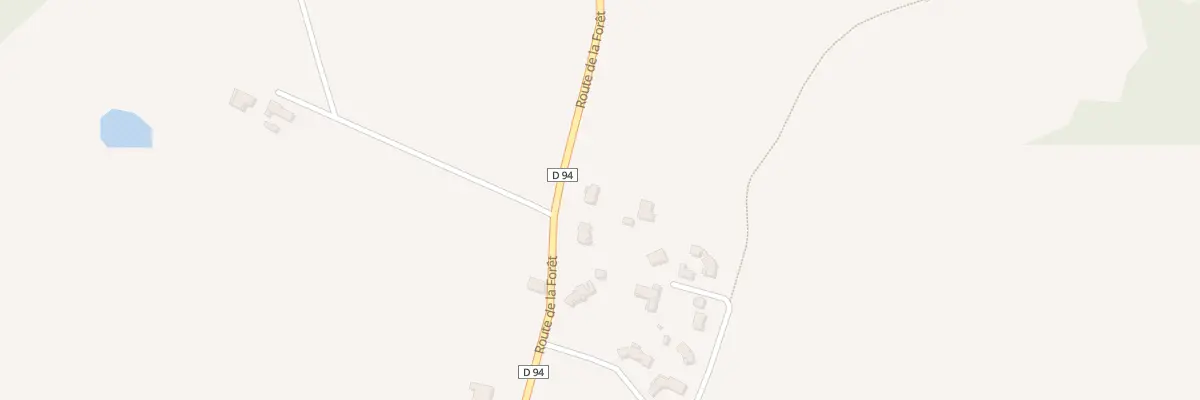 Plan du 24 Rte de la Foret à Sérénac