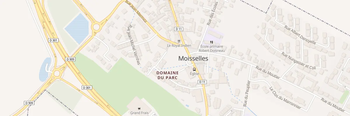 Plan du 15 Rue de Paris à Moisselles