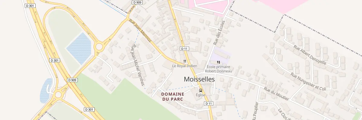 Plan du 2 Rue Jean Mermoz à Moisselles