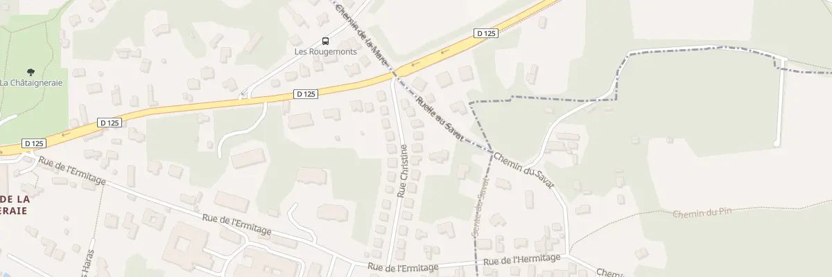 Plan du 20 Rue Christine à Montmorency