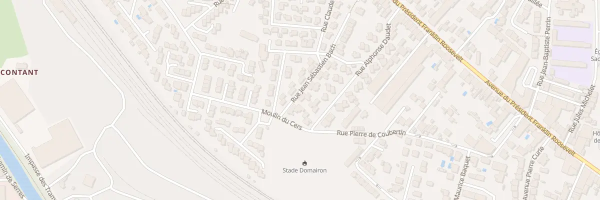 Plan du 6 Rue Jean Sébastien Bach à Carcassonne