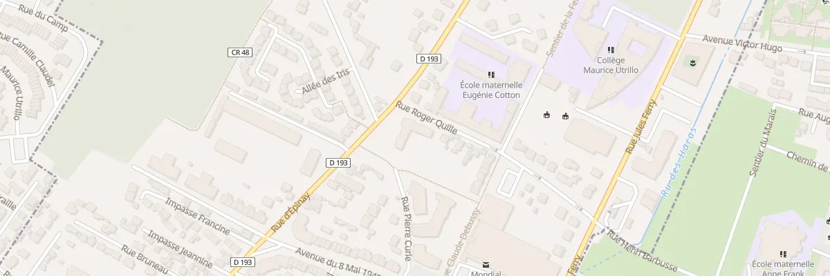 Plan du 8 Rue Roger Quille à Montmagny