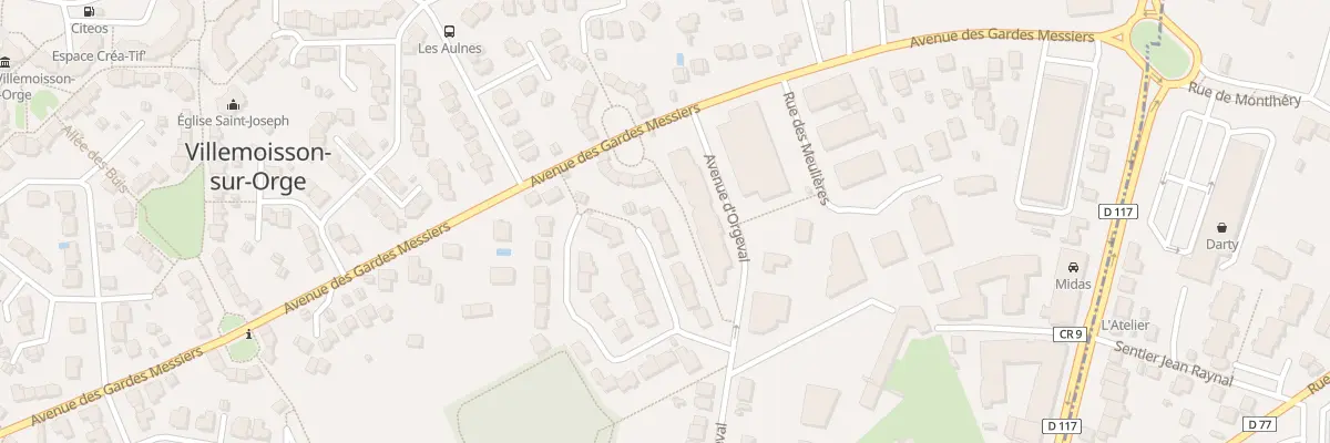 Plan du 9 Rue des Tisserands à Villemoisson-sur-Orge