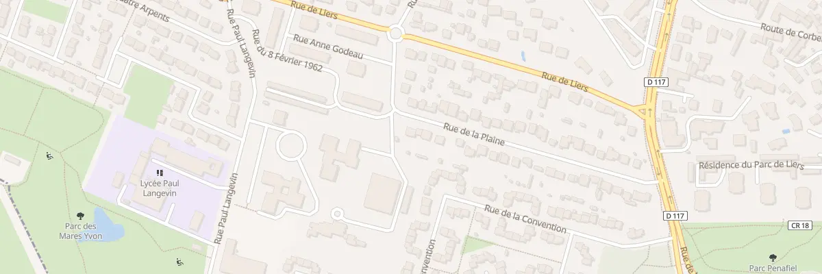 Plan du 4 Rue de la Plaine à Sainte-Geneviève-des-Bois