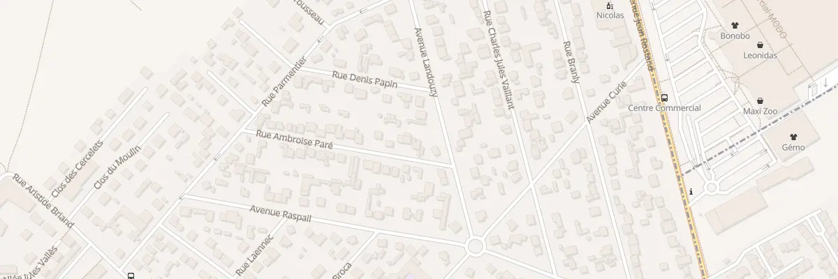Plan du 2 Rue Ambroise Paré à Domont
