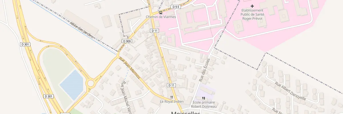 Plan du 38 Rue de Paris à Moisselles