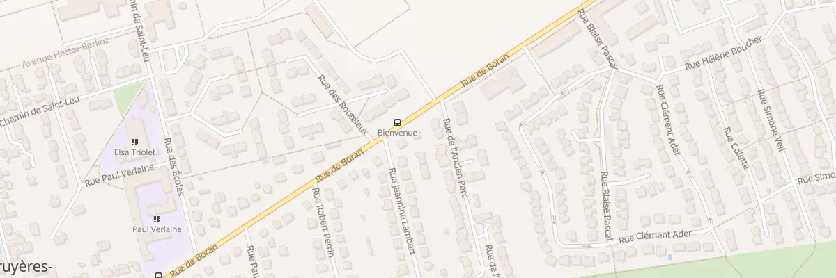 Plan du 34 Rue de Boran à Bruyères-sur-Oise