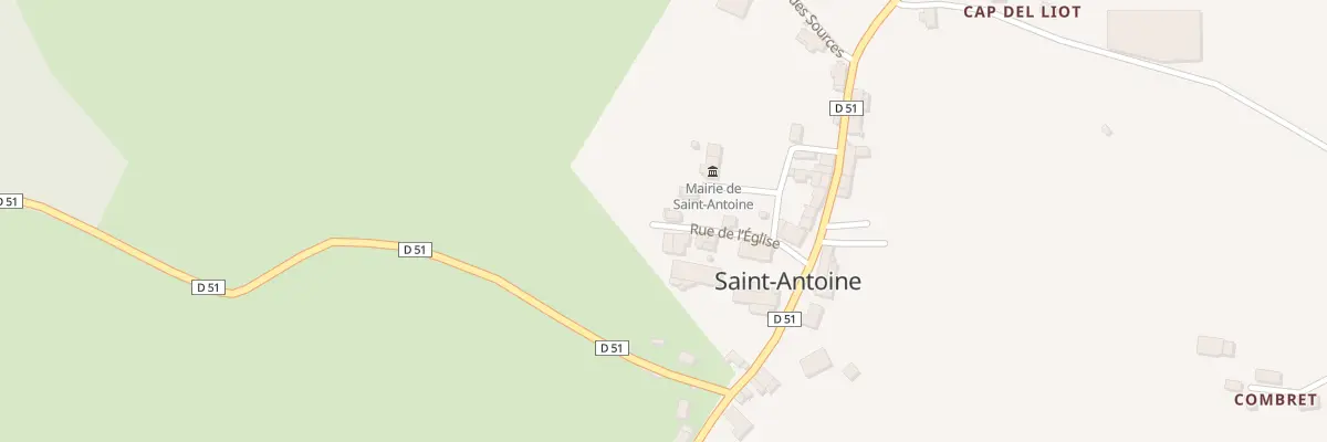 Plan du 5003 Le Bourg à Saint-Antoine