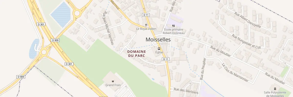 Plan du 1 Rue Marthe Niel à Moisselles