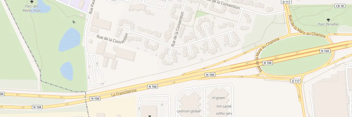 Plan du 38 Rue de la Convention à Sainte-Geneviève-des-Bois