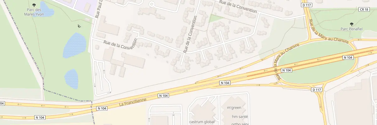 Plan du 40 Rue de la Convention à Sainte-Geneviève-des-Bois