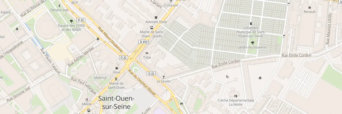 Plan du 29 Bd Jean Jaurès à Saint-Ouen-sur-Seine