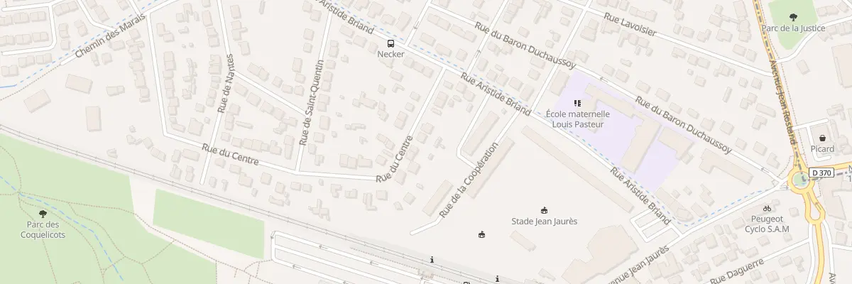 Plan du 9 Rue du Centre à Domont