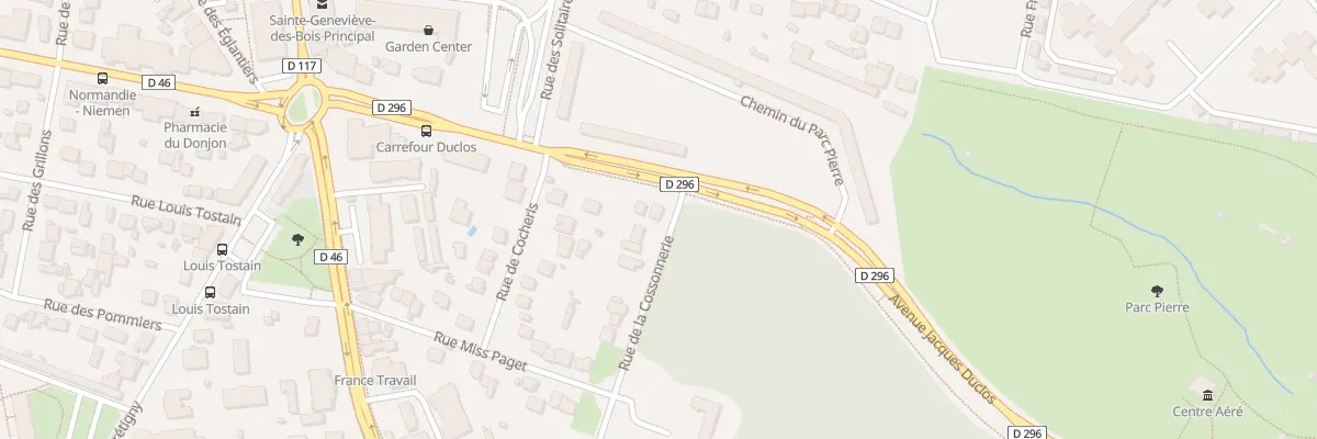 Plan du 2 Rue de la Cossonnerie à Sainte-Geneviève-des-Bois