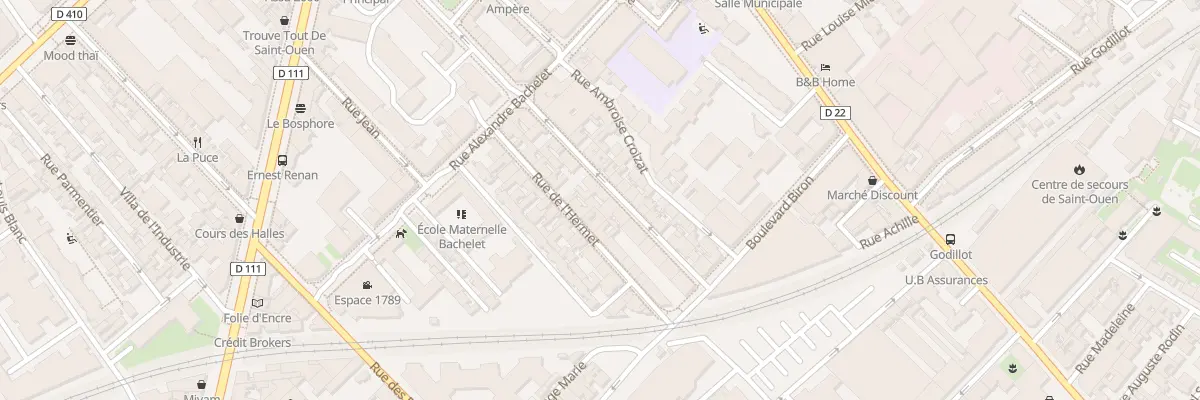 Plan du 58 Rue Anselme à Saint-Ouen-sur-Seine