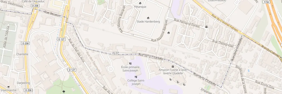 Plan du 33 Rue de la Citadelle à Arcueil