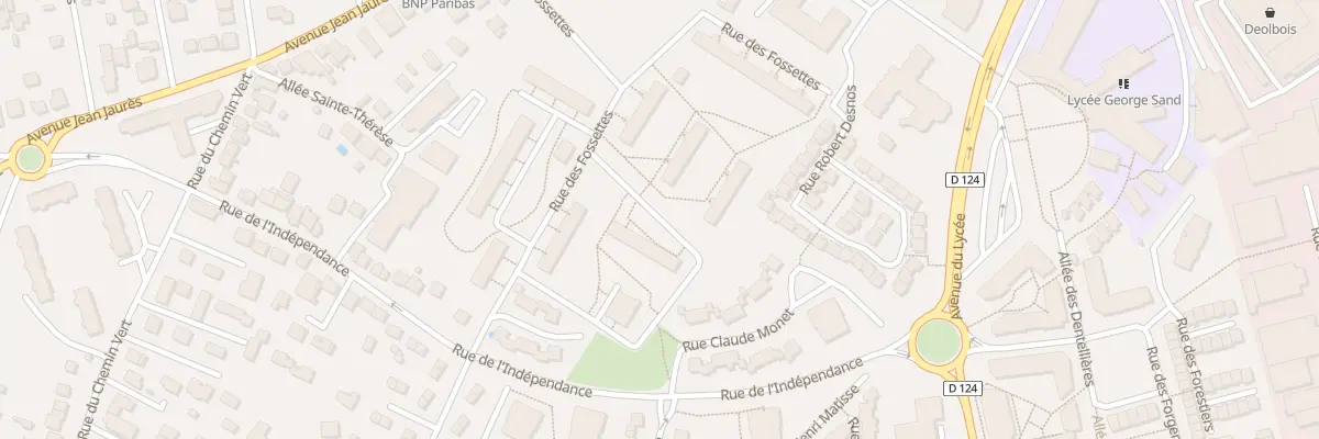 Plan du 6 Rue des Fossettes à Domont