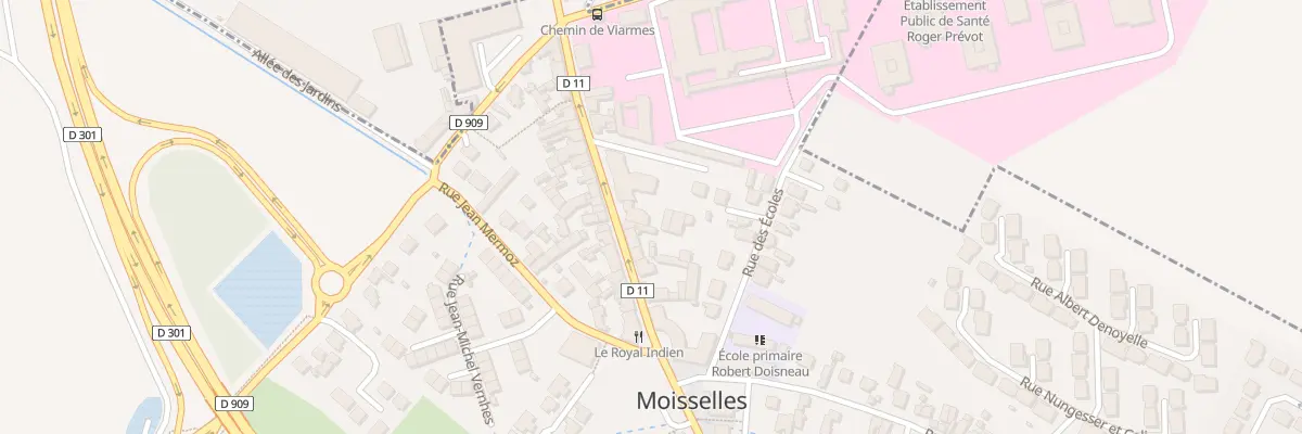 Plan du 36 Rue de Paris à Moisselles
