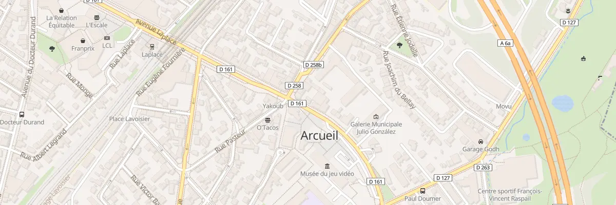 Plan du 1B Av Paul Doumer à Arcueil