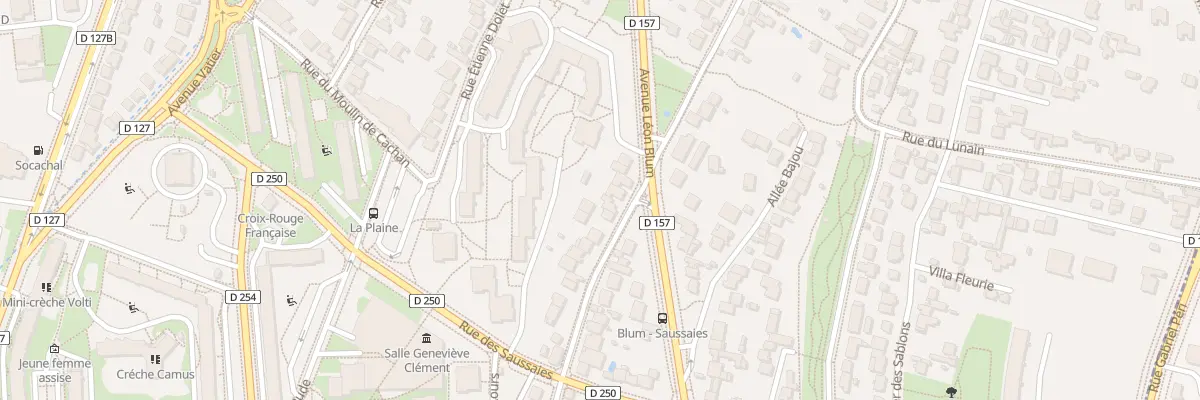 Plan du 126 Rue des Vignes à Cachan