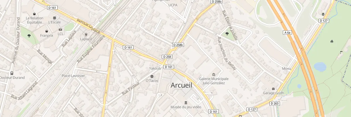Plan du 4 Rue Henri Barbusse à Arcueil