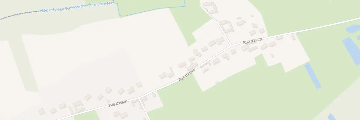 Plan du 1015 Rue d’Ham à Blessy