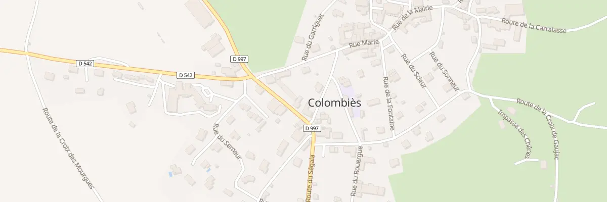 Plan du 5034 Rte du Segala à Colombiès