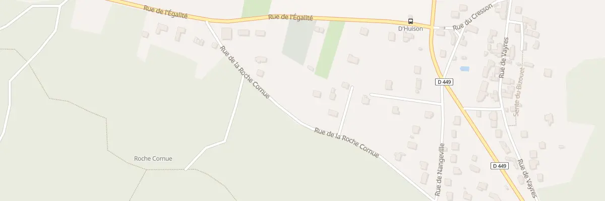 Plan du 9B Rue de la Roche Cornue à D’Huison-Longueville