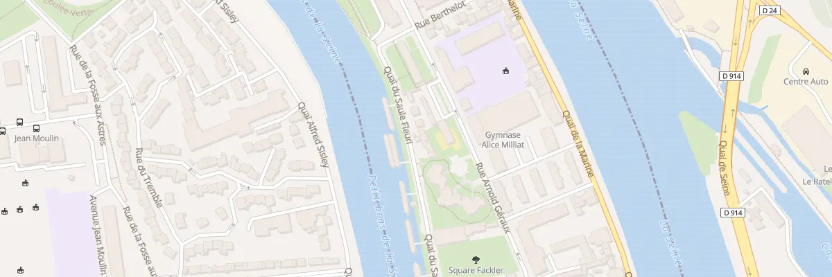 Plan du 14 Quai du Saule Fleuri à L’Île-Saint-Denis