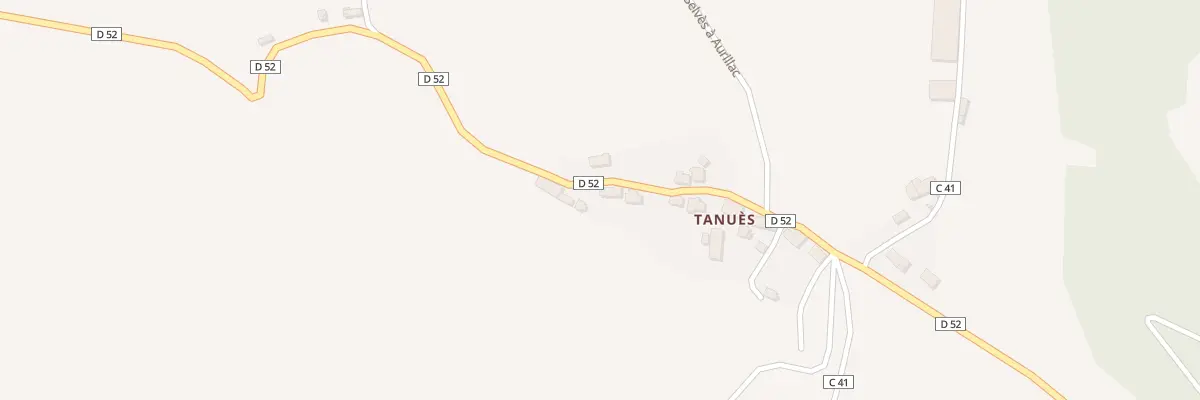 Plan du 5060 Tanues à Ayrens