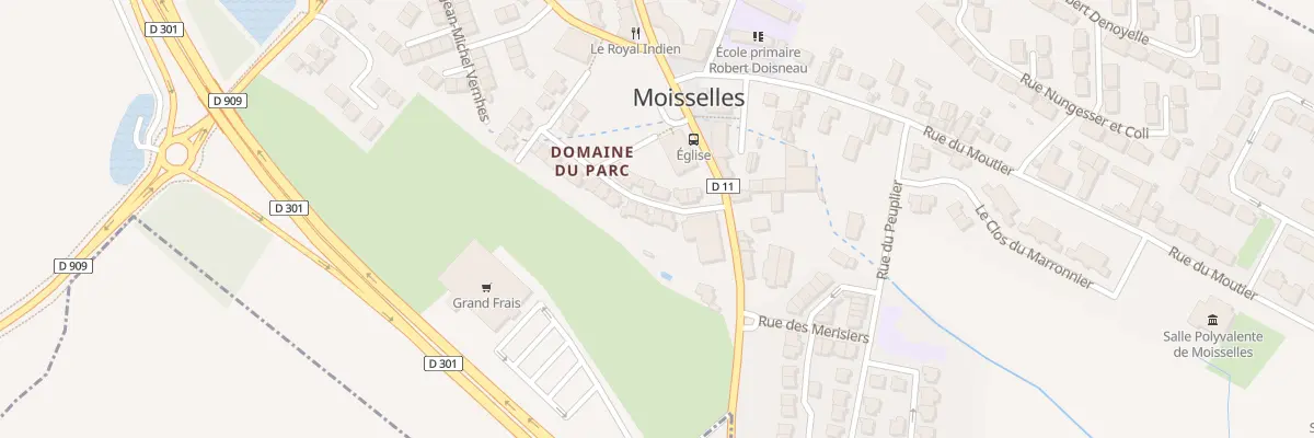 Plan du 6 Rue Adrienne Bolland à Moisselles