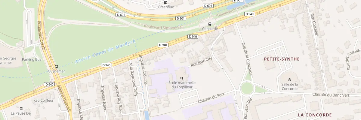 Plan du 26 Rue Jean Zay à Dunkerque