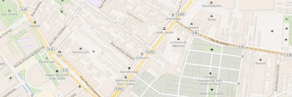 Plan du 24 Bd Jean Jaurès à Saint-Ouen-sur-Seine