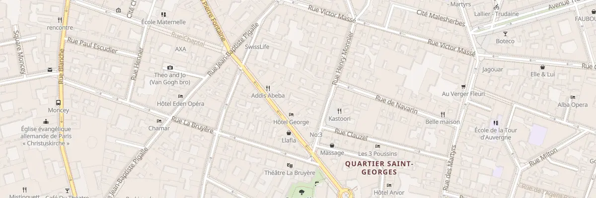 Plan du 50 Rue Notre-Dame de Lorette à Paris 9e Arrondissement