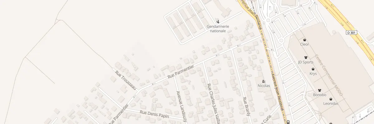 Plan du 30 Rue Parmentier à Domont