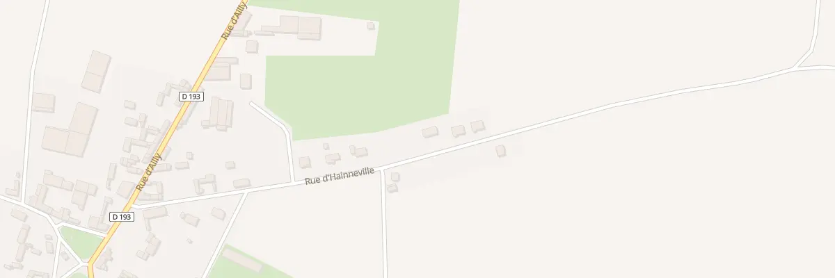Plan du 5085 Rue d’Hainneville à Chaussoy-Epagny