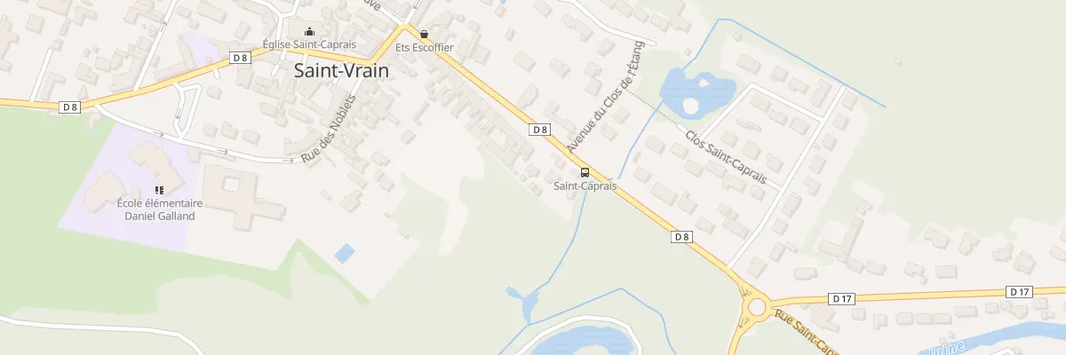 Plan du 38 Rue Saint Caprais à Saint-Vrain