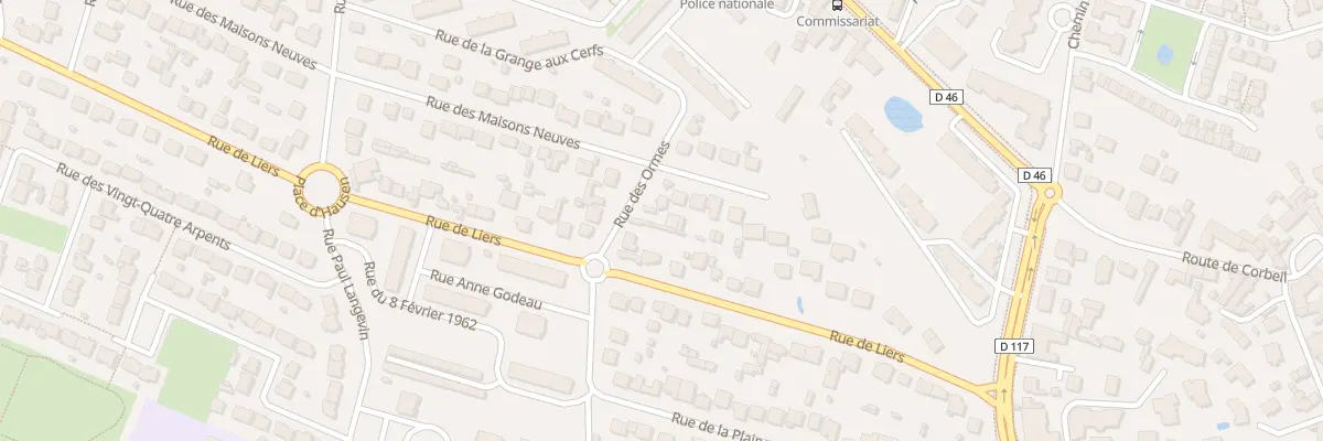 Plan du 7 Rue des Ormes à Sainte-Geneviève-des-Bois