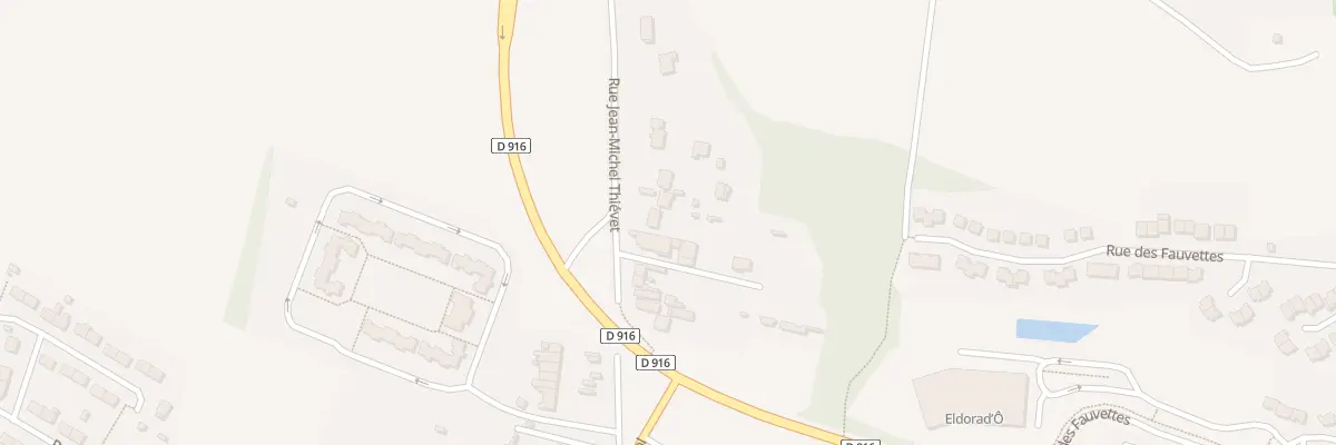 Plan du 23 Rue Jean-Michel Thiévet à Doullens