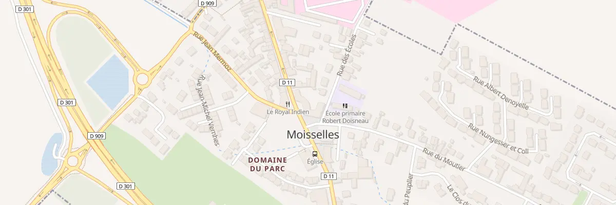 Plan du 1 Rue des Écoles à Moisselles
