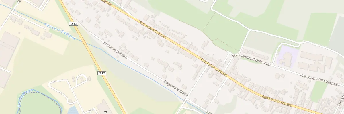 Plan du 87 Rue Duvivier à Bury