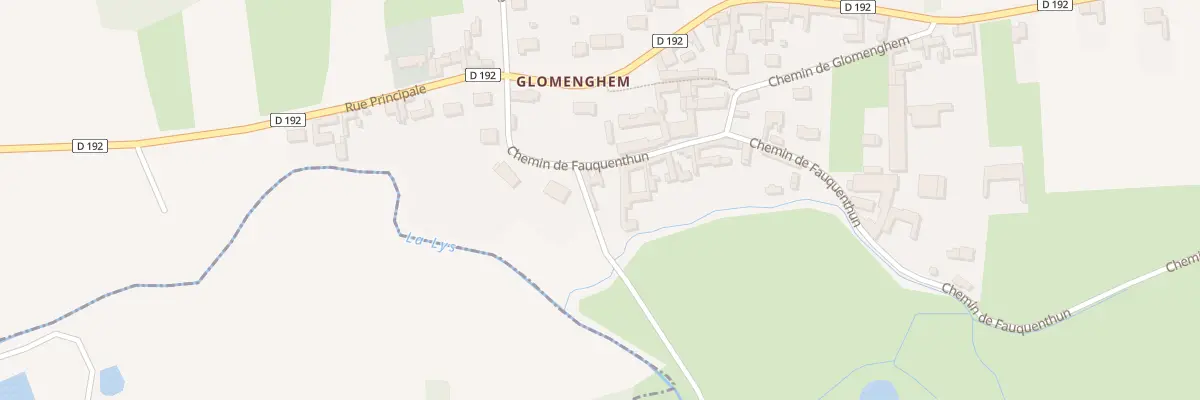 Plan du 10 Che de Fauquenthun Glomenghem à Aire-sur-la-Lys
