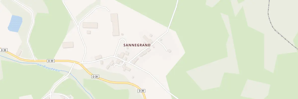 Plan du 18 Sannegrand à Saint-Silvain-Bellegarde