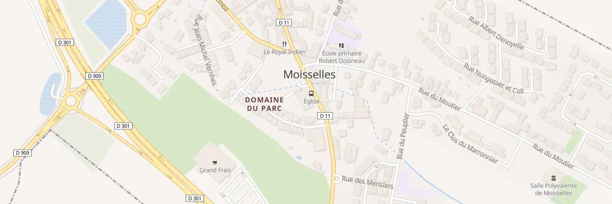 Plan du 13 Rue de Paris à Moisselles