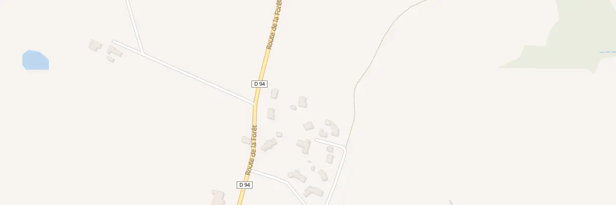 Plan du 24B Rte de la Foret à Sérénac