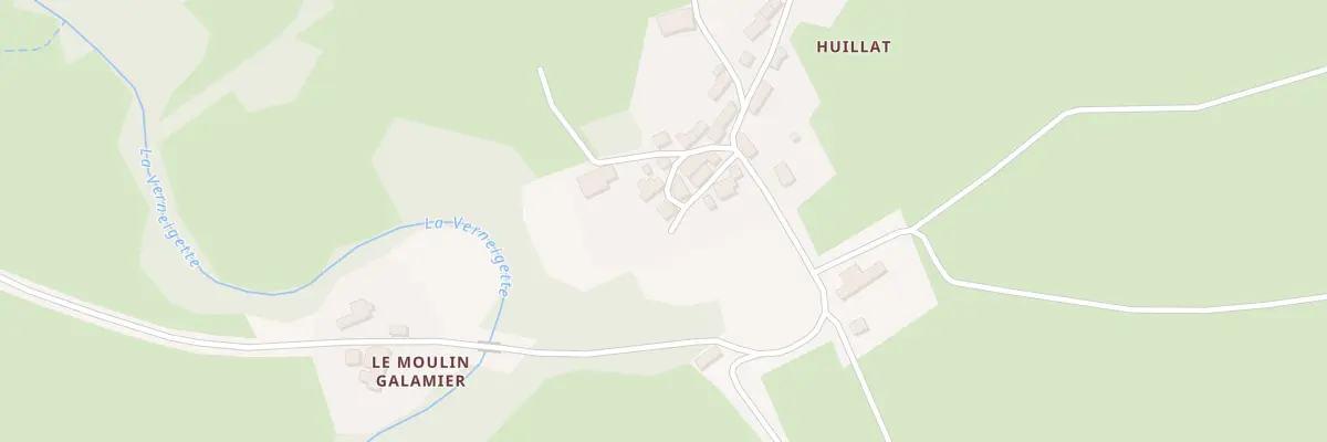 Plan du 26 Huillat à Auge