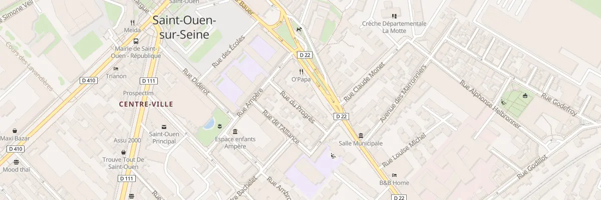 Plan du 11 Rue du Progrès à Saint-Ouen-sur-Seine