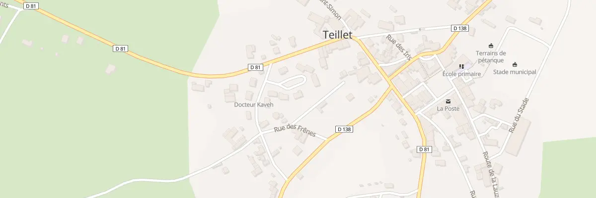 Plan du 3 Lot les Tilleuls à Teillet